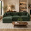 Canapé de coin 3 places surdimensionné avec pouf, canapé en L avec pouf pour salon-803311299