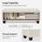 Rectangle Upholstered Storage Bench Ottoman&Stool-1894803979
