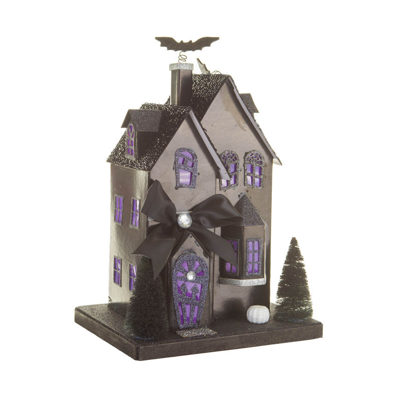 Maison hantée à DEL noire