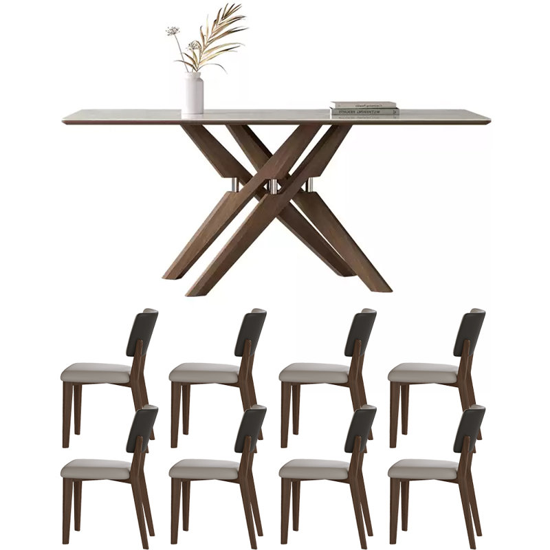 Modern simple family dining table sets