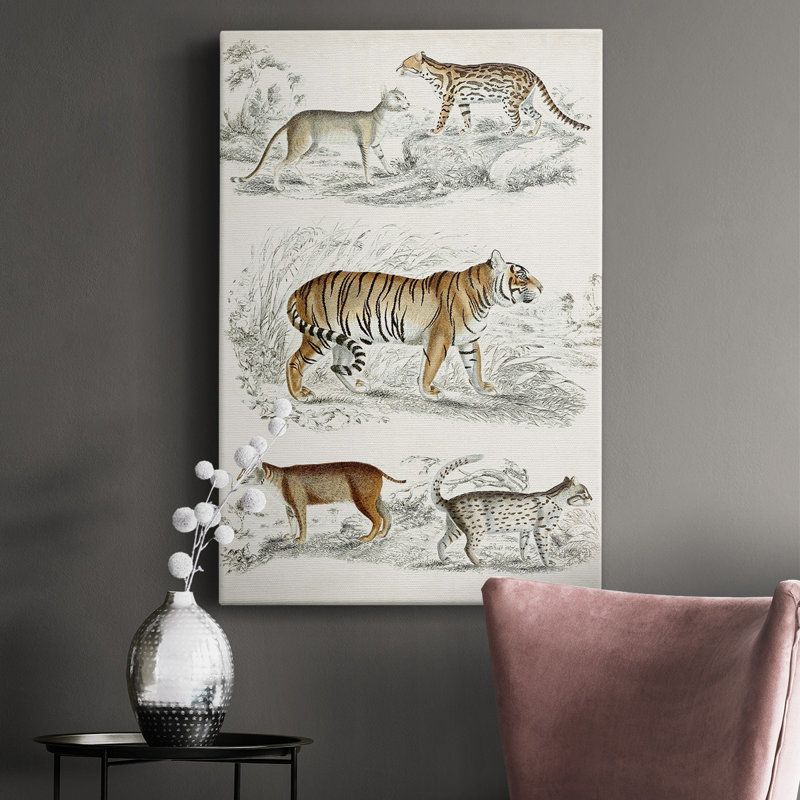 Journal of Natural History I - peinture sur toile tendue, H 60 po x l 40 po x P 1 po