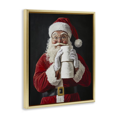 Père Noël a votre cadre flottant TP, design par Arlington Prints