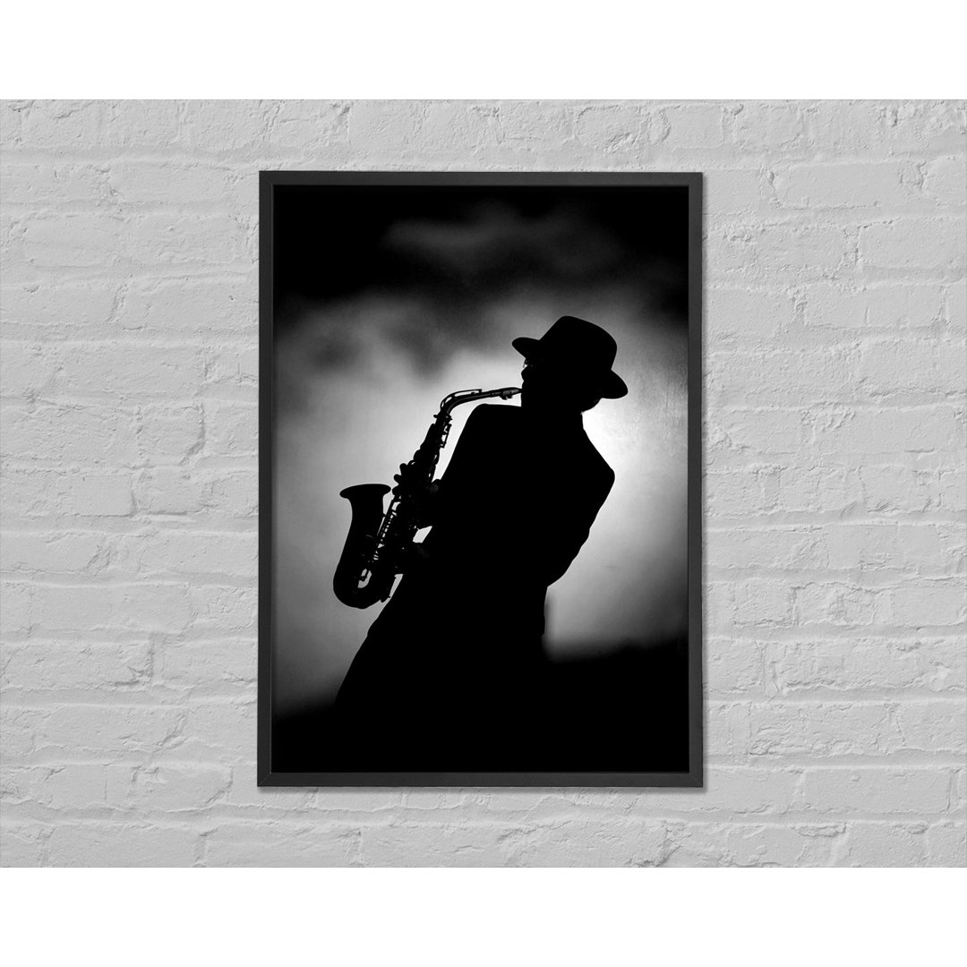 Jazz Player 1 Gerahmter Druck