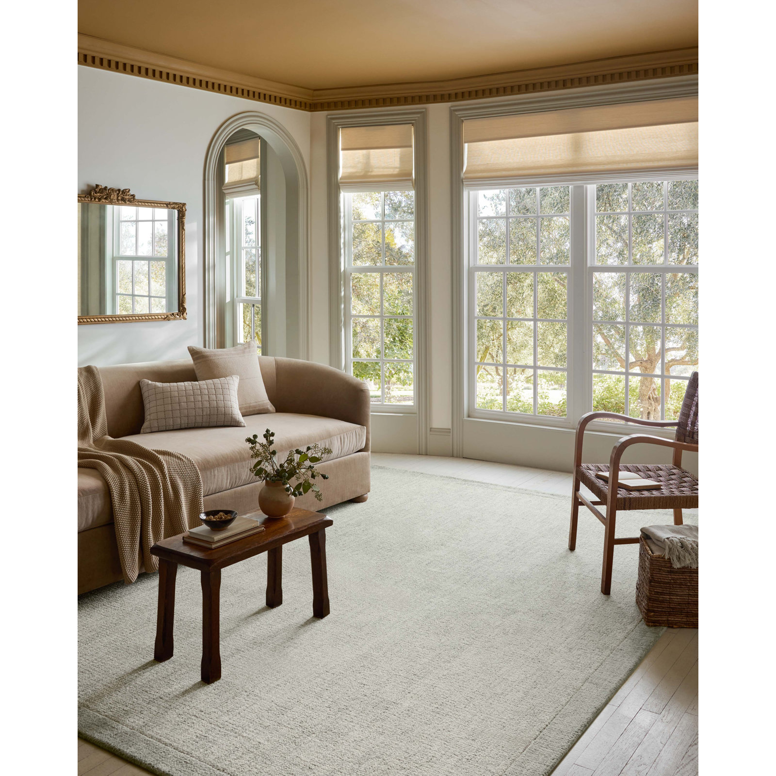 Henley Ivory / Spa Area Rug, Rectangle 3'6" x 5'6"