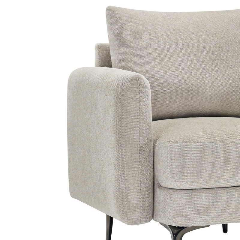 Delbreco 1+2 Seater Fabric Sofa Set, Beige