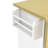 Farmhouse Kitchen Island With Drop Leaf And 2 Seatings, Kitchen Table Set With Storage Cabinet, Drawers, Door Shelves And Power Outlet-1615563298