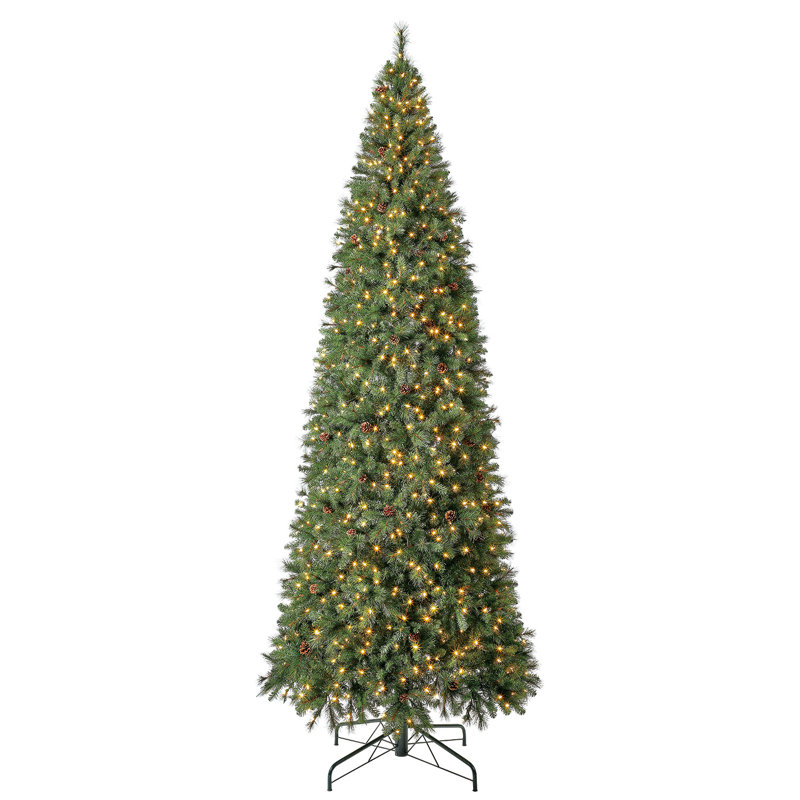 Home Heritage Albany Prelit LED Artificial Christmas Tree, 12' H
