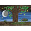 The Very Clumsy Beetle Character Art Moon - Painting on Canvas-730700821