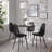 Modern Table with Metal Base and Marble Veneer Table Top by LumiSource-214245771-214245768