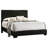 Bernhilde Upholstered Queen Panel Bed Dark Brown-692939890-692939889