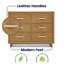Commode 6 tiroirs avec tiroirs emboîtables Skye par Delta Children - Certifié Greenguard Gold-115615823