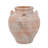 Rounded Amphora Vase with Textured Terracotta Finish and Small Handles