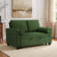 Upholstered Tufted Convertible Pull-Out Sleeper Sofa Bed - Adjustable Backrest With 2 Soft Pillows-2061366990