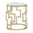 Birnson Glass Frame End Table