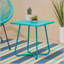 Table d'appoint chic et durable en acier au design moderne pour une utilisation polyvalente