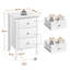 Stanislav 3 Drawer Bedside Table