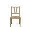 Chaise à dossier à lattes (ensemble de 2)