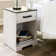Carnforth 1 - Drawer Nightstand in Whitewash/Rustic Grey