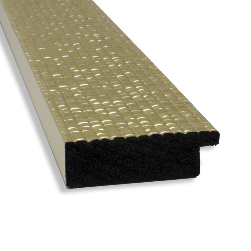 Mosaic White Frame Wall Cork Small Bulletin Board, Gold