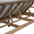 1-Piece Farmhouse-Styled Wooden Outdoor Sunbed For Ultimate Relaxation Outdoor Daybed Seating 2 People For Poolside, Garden And Backyard-2051004755