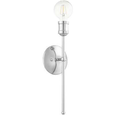 5 Wall Sconce with Steel Base - Modern Lighting Fixture.