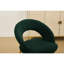 Chaise de style moderne pour la salle à manger, rembourrage en mousse, contreplaqué, pieds en métal, ergonomique, pieds courbés réglables et réglables, ensemble de salle à manger, tissu, pieds dorés-1069150066