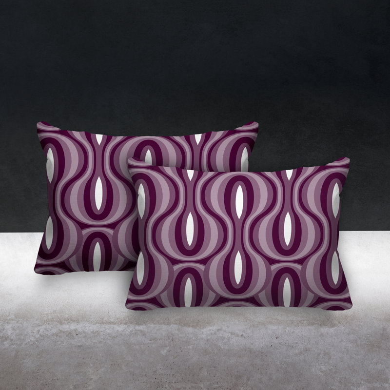  Coussin intérieur / extérieur Lumbar, Mauve