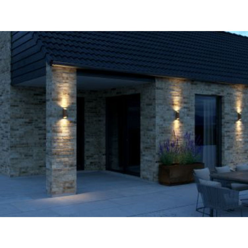 Nico Outdoor Flush Mount, Brown