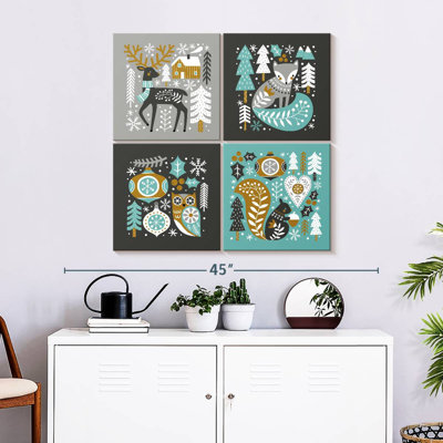 Lelend Scandinavian Christmas Animals