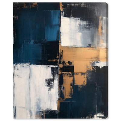 Radiant Blue Dawn II Canvas Blue Abstracts by Art Remedy