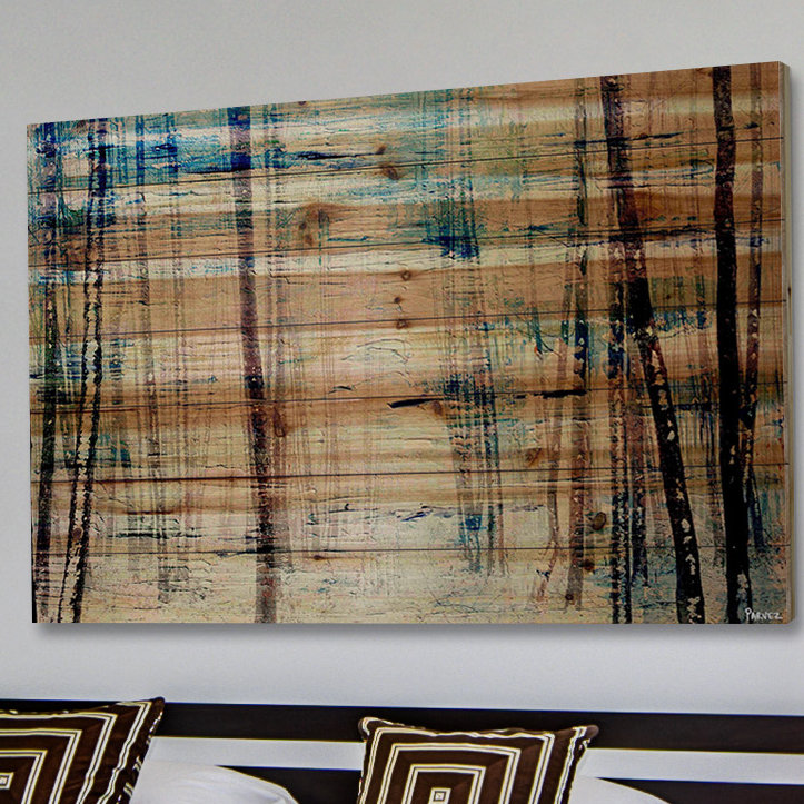 «Splash Of Blue Sky» par Parvez Taj - impression sur bois, H 24 po x l 36 po x P 1,5 po