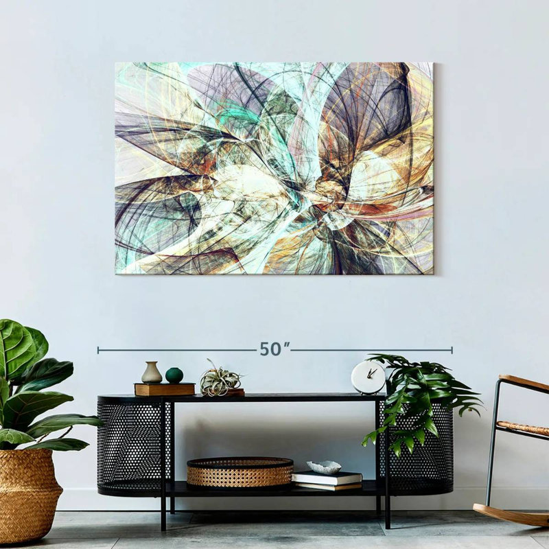 Dynamic Abstract Colors In Abstract Canvas Print, 30" H x 45" W x 1.25" D