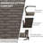 Metal 2 - Person Outdoor Patio Rocking Seating Group with Cushions-1984541048