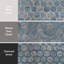 Carreau de mosaïque en porcelaine Hex 11-1 / 8 po x 12-5 / 8 po Cassis-114244239