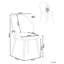42cm H Corduroy Upholstered Upholstered Back Side Chair-573041910