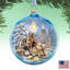Holiday Splendor 5'' Glass Ball Ornament
