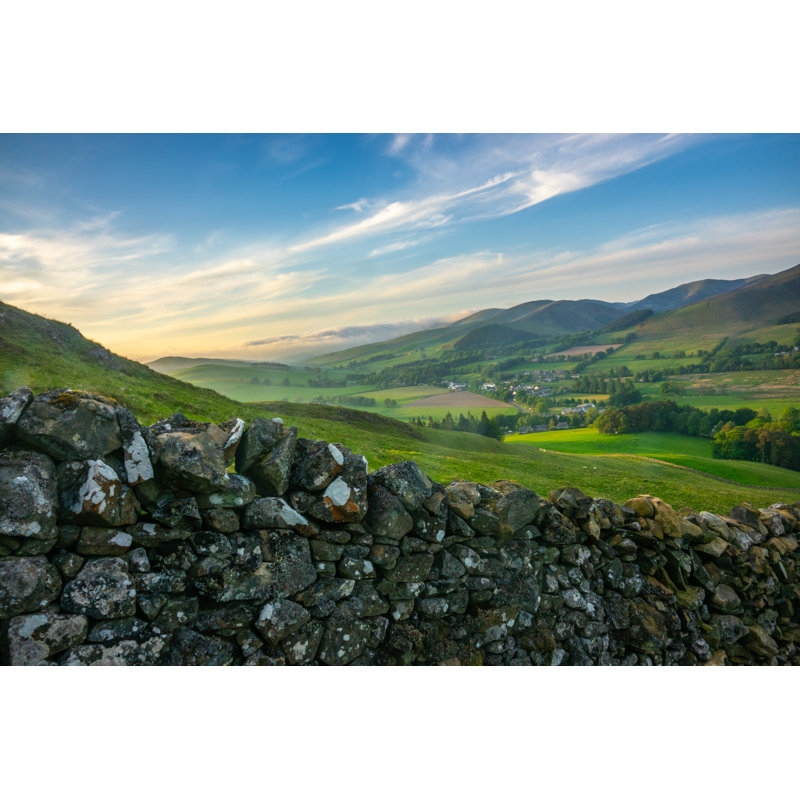 Rolling Scottish Countryside - Wrapped Canvas Print, 51cm H x 76cm W x 3.8cm D