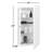 Brookshire 16'' W x 26'' H x 5.38'' D Recessed Bathroom Cabinet with 3 Adjustable Shelves