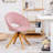 Friedhart Velvet Swivel Armchair-1794633493