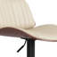 Tabouret de bar pivotant ajustable de style Mid-Century avec repose-pieds hydraulique Goulding
