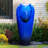 SunJet 30.7" Outdoor vintage garden fountain with LED lights-394127295