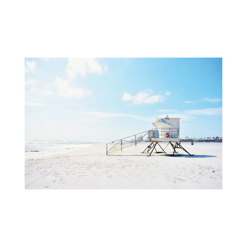 Lifeguard Station by - Toile tendue, H 26 po x l 40 po x P 1,5 po
