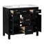 Meuble-lavabo 36 po avec lavabo intégré en résine - 4 tiroirs, 2 portes, tablettes réglables-1300938995-1300938994