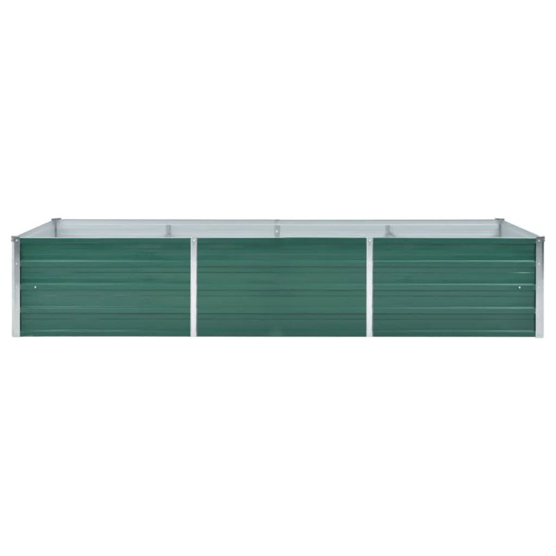 Metal Planter Box, Green, 45cm H x 240cm W x 80cm D