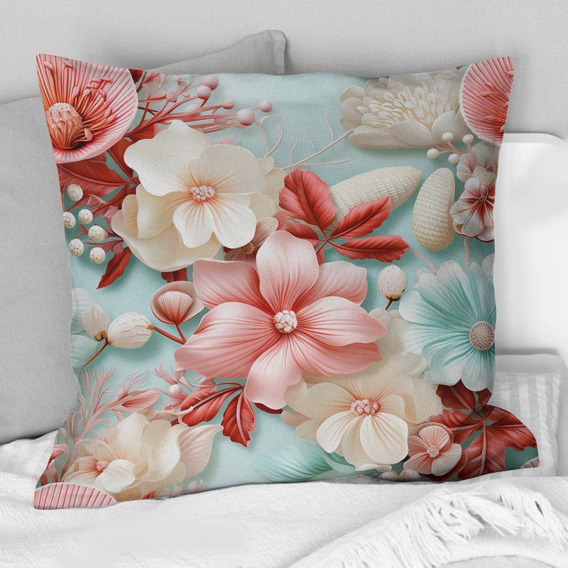 Coussin Seashell Whispers, H 16 po x l 16 po