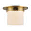 Mineral 8-in Brass Flush Mount-431977217-431977230