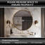 Miroir de salle de bain vintage rétro | Cadre en fer martelé à la main-1753126294-1753126249