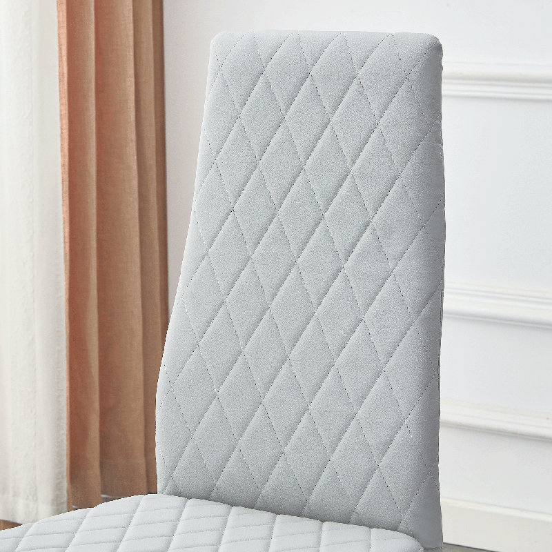 Ensemble de 4 chaises de salle à manger 38,6 po, Beige
