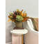 Hydrangea Fall Floral with Wheat and Heather in Rope Pot