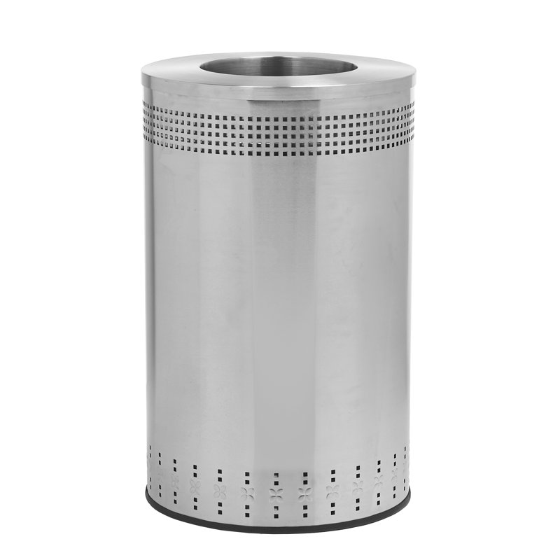 Poubelle 45 gallons en acier inoxydable® Precision Series
